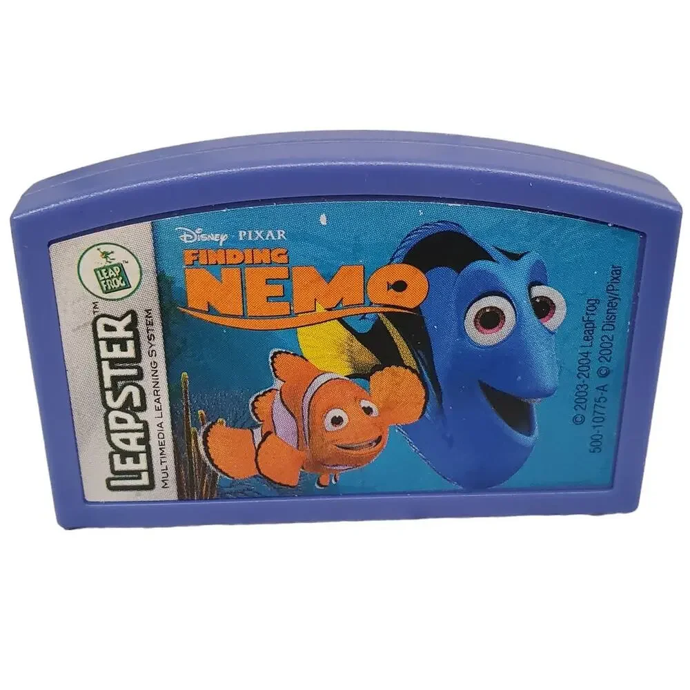 Leap Frog Leapster Disney FINDING NEMO Game Cartridge Tested Works